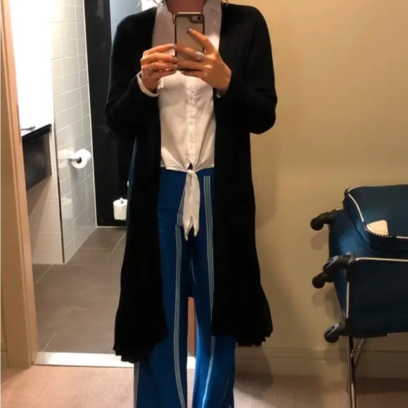 ADEAM Black Cardigan Dress, Size L - Picture 5 of 16